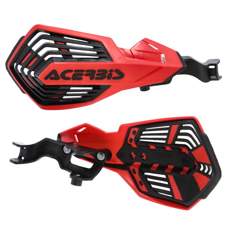 Acerbis K-Future B Motocross Handguards Red Black Beta RX 300 2022 - 2024